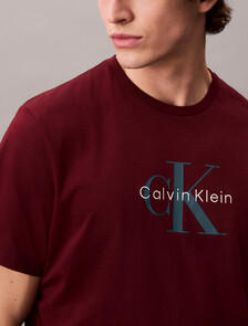 Monogram T-shirt, Deep Rouge, hi-res
