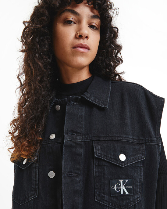 OVERSIZED DENIM VEST