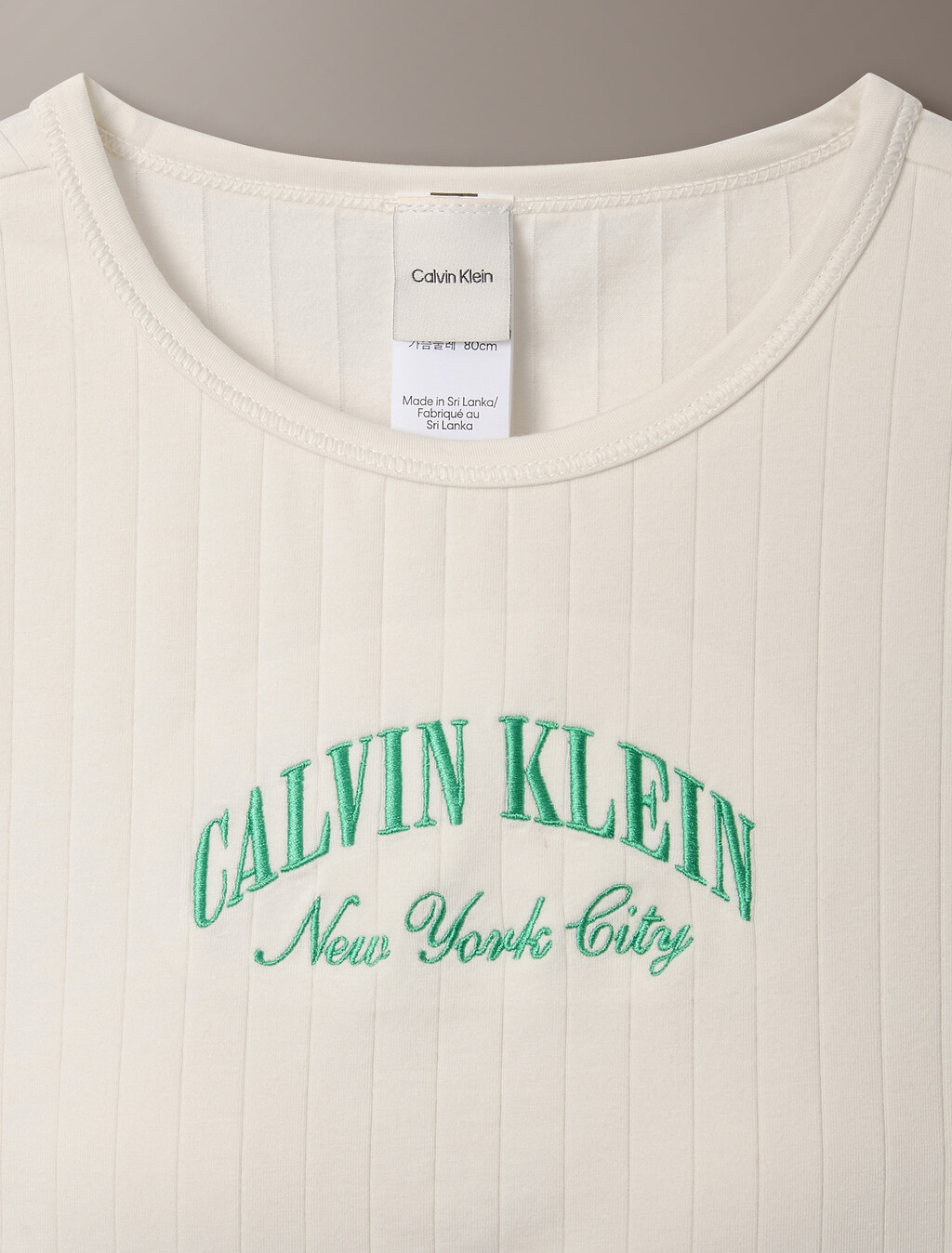 Heritage 經典棉質彈性 T 恤胸圍, Tofu, hi-res