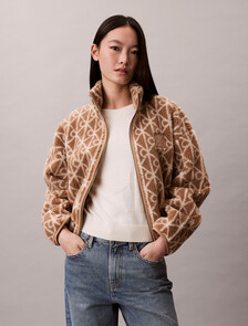 Emblem Sherpa Jacket, Amphora Combo, hi-res