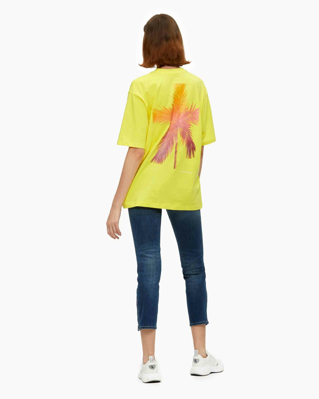 Escape 漸層棕櫚印花 T 恤, Bright Sunshine, hi-res
