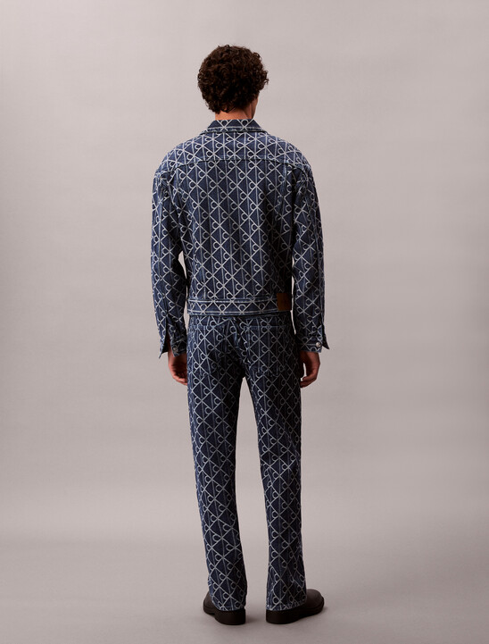 Allover Logo 90's Denim Jacket