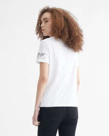 AMPLIFIED HEROES 裇衫圖案印花 T 裇, BRIGHT WHITE, hi-res