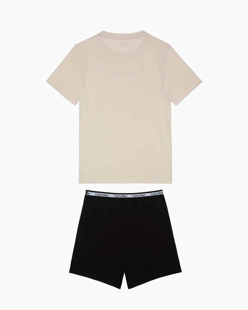 Boys Modern Cotton Pyjama Set, Beachbeige/W/Pvhblack, hi-res
