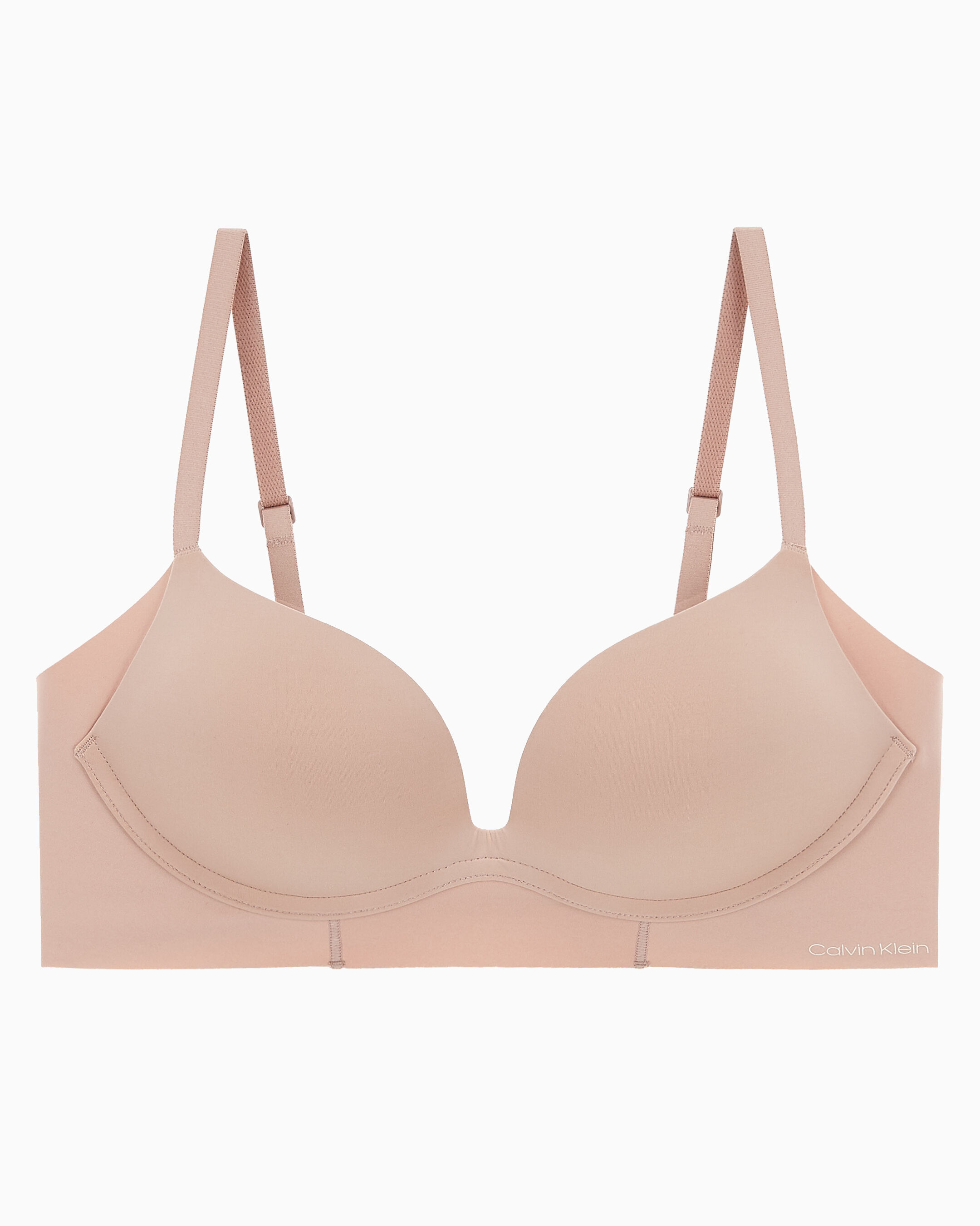 Invisibles Push Up Plunge Bra | brown | Calvin Klein Hong Kong
