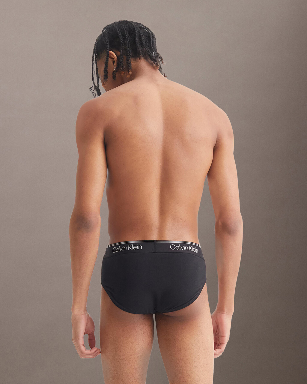 ATHLETIC COTTON 2 PACK HIP BRIEFS, BLACK/GREY HEATHER, hi-res