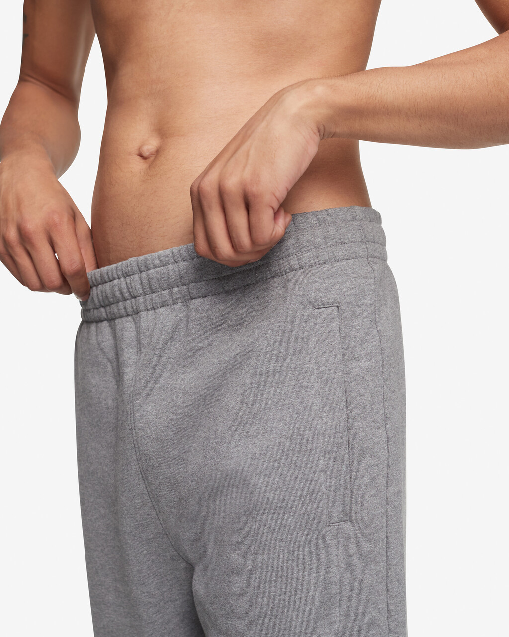 STANDARD LOGO JOGGERS, Medium Grey Heather, hi-res
