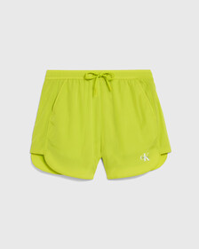 Pride Unisex Nylon Runner Shorts, Lemon Lime, hi-res