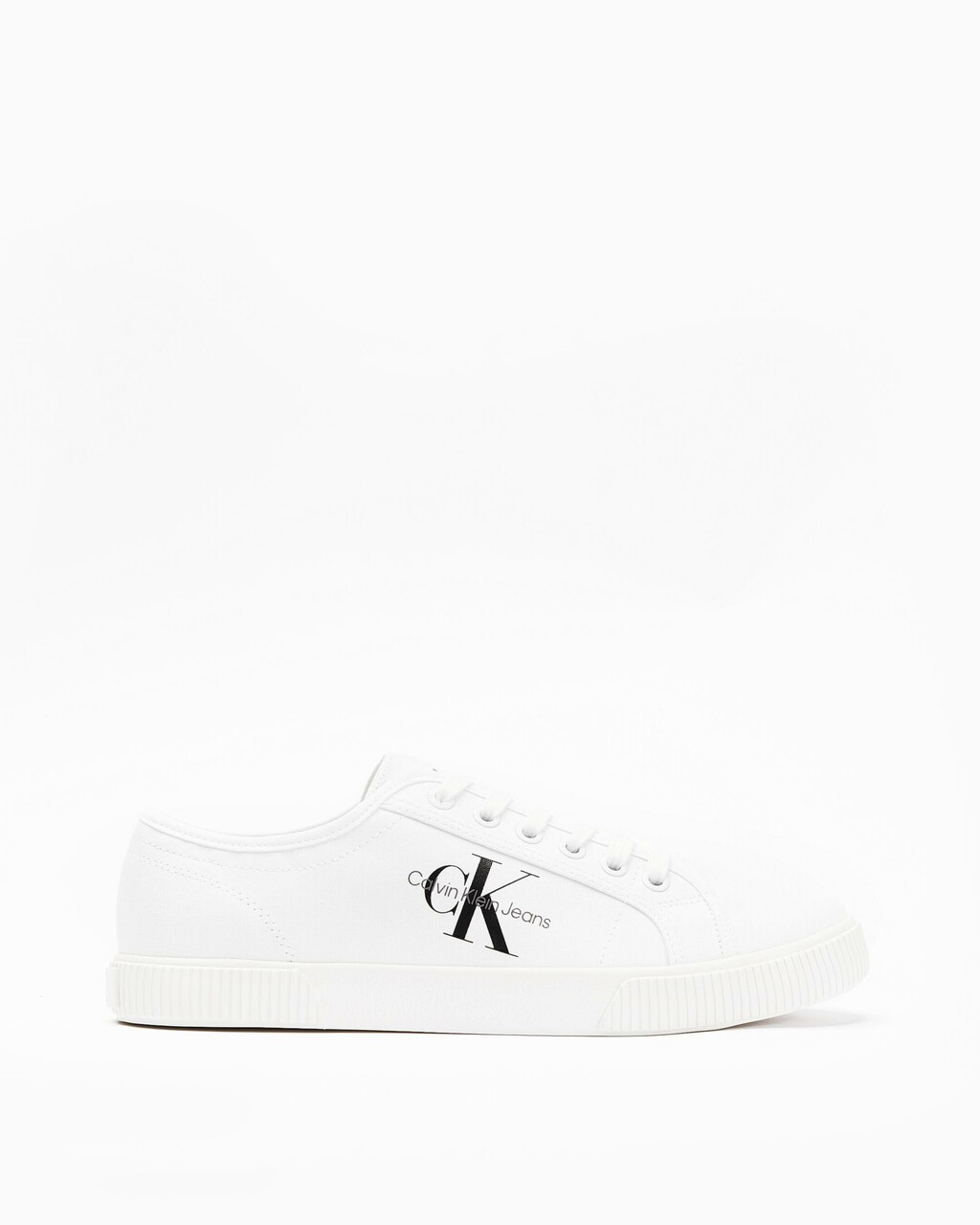 ESSENTIAL VULCANIZED MONOGRAM SNEAKERS, White, hi-res