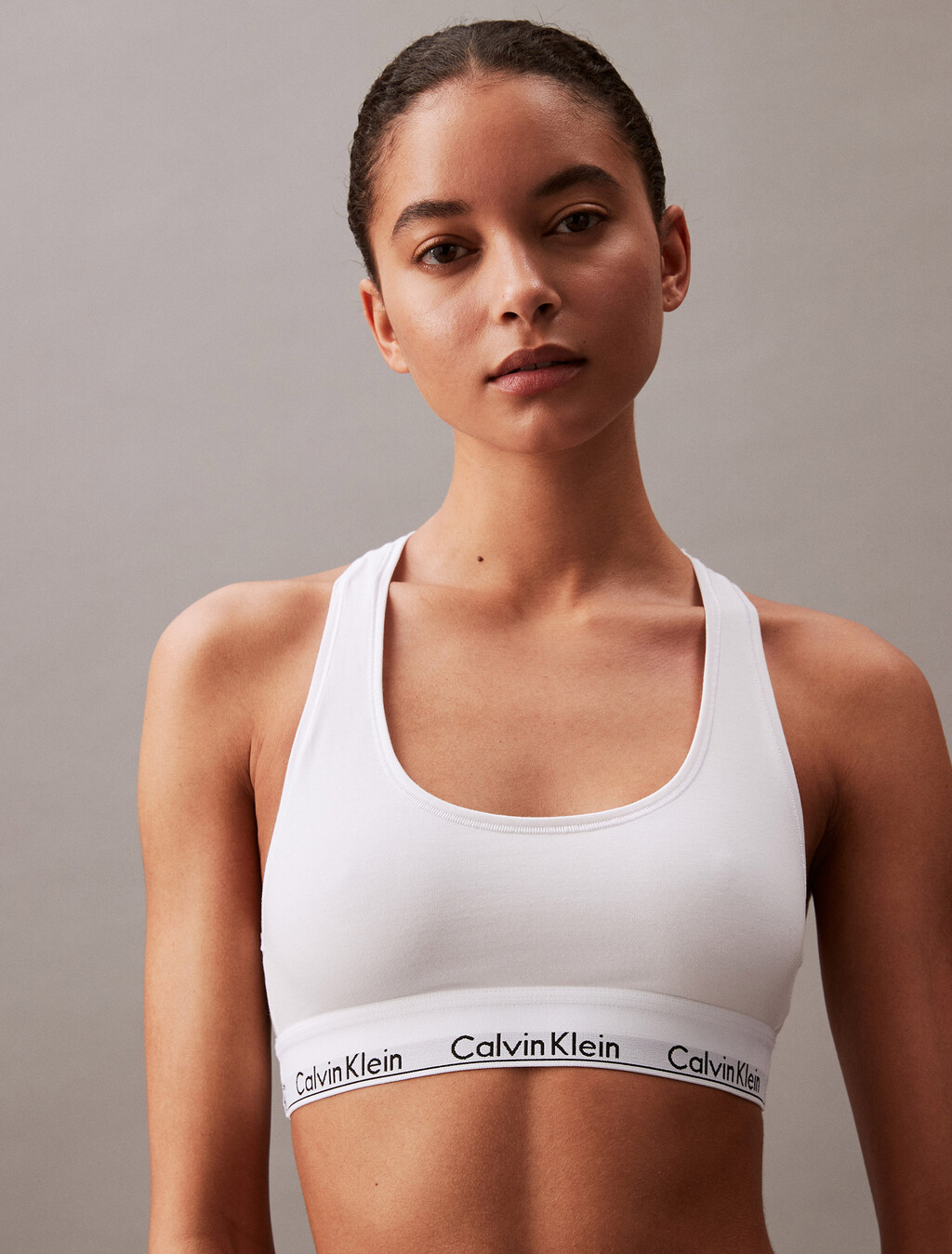 Icon Cotton Lightly Lined 無鋼圈內衣, White, hi-res