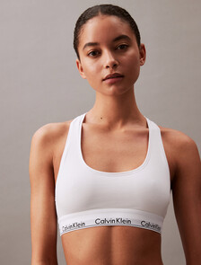 Icon Cotton Lightly Lined 無鋼圈內衣, White, hi-res