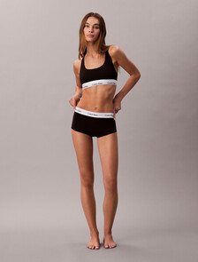 Icon Cotton Lightly Lined Bralette, CK Black, hi-res