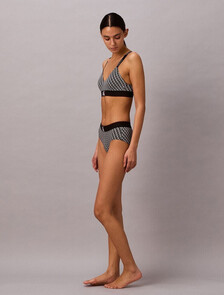 CK Graphic 低腰內褲, MINI STEPPING LOGO BLACK, hi-res