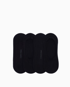 LOGO COTTON LINER SOCKS 2 PAIRS, BLACK, hi-res