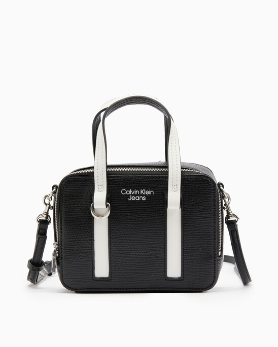 COLOR BLOCK WALLET BAG WITH HANDLE