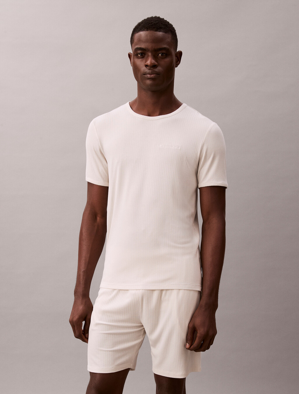 莫代爾羅紋針織套組, Chalk, hi-res