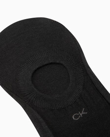 男士MONOGRAM LOGO 隱形襪, BLACK, hi-res