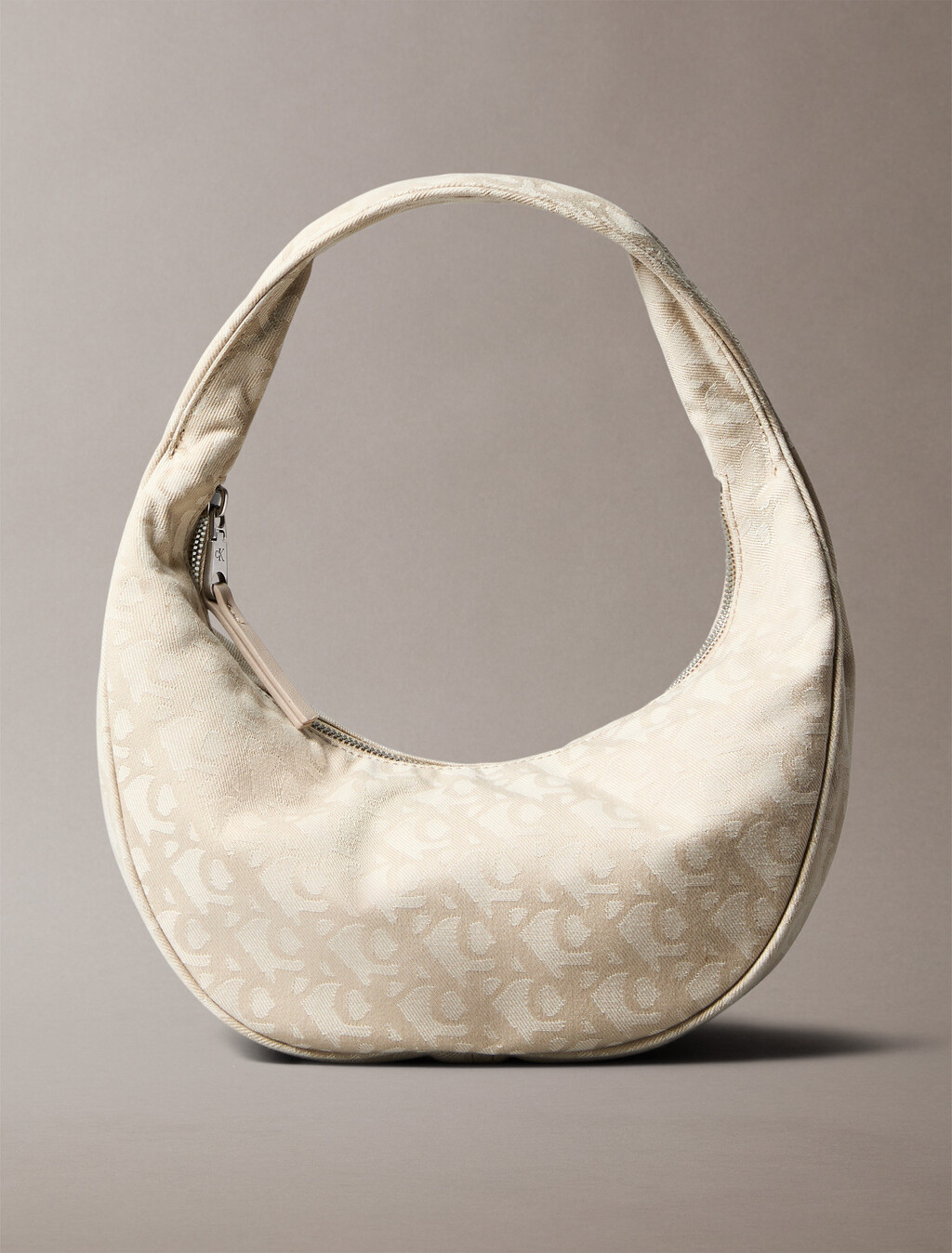 Monogram Crescent Medium Shoulder Bag, NATURAL AOP, hi-res