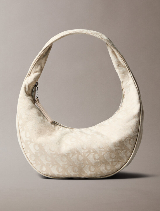 Monogram Crescent Medium Shoulder Bag