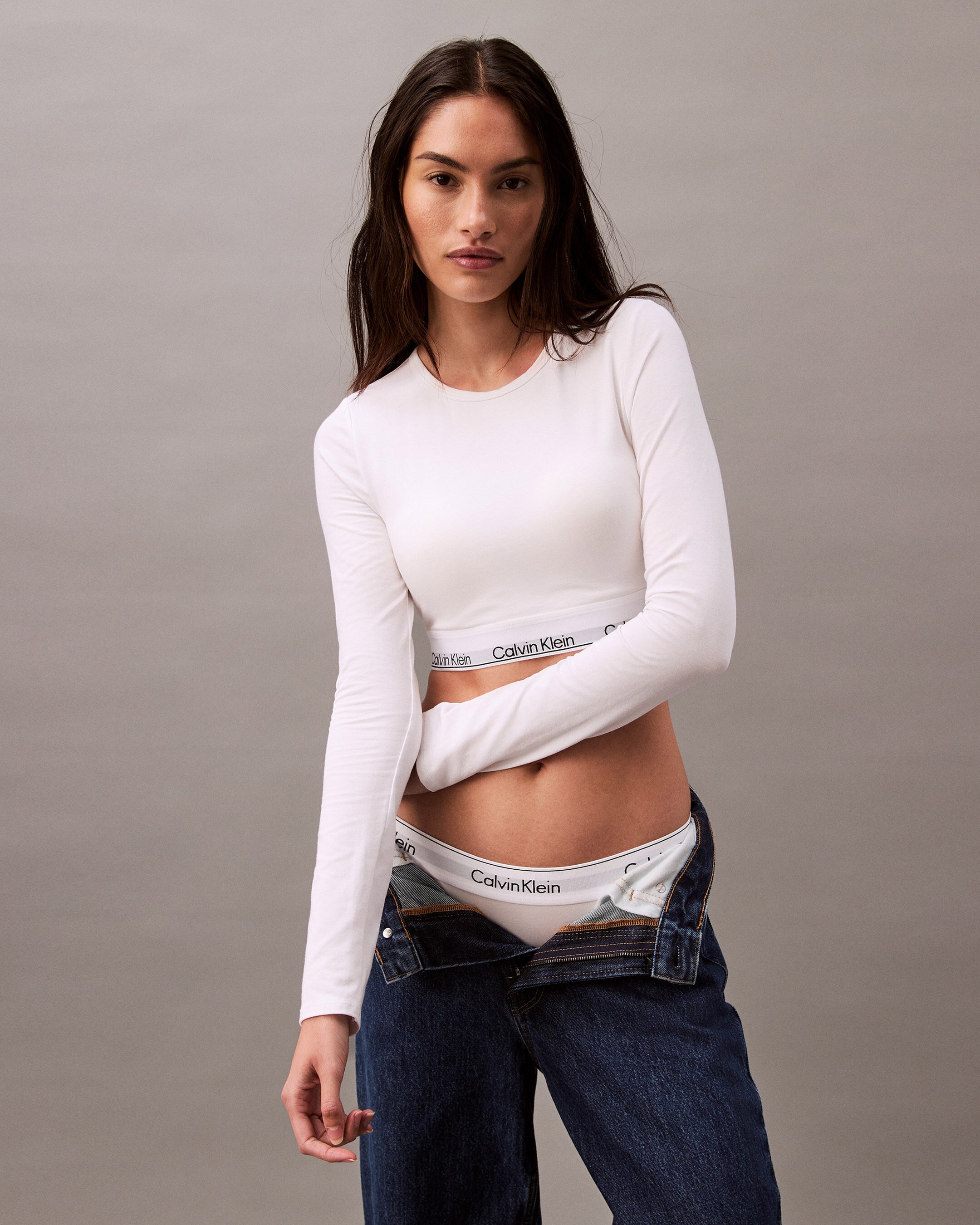 Modern Cotton Lightly Lined T Shirt Bralette white Calvin Klein Hong Kong