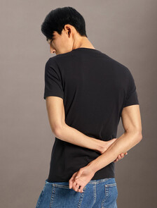 Institutional Logo 合身上衣, Ck Black, hi-res