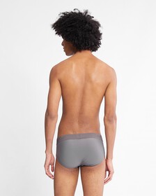 Ck Black Micro Hipster Briefs, Grey Sky, hi-res