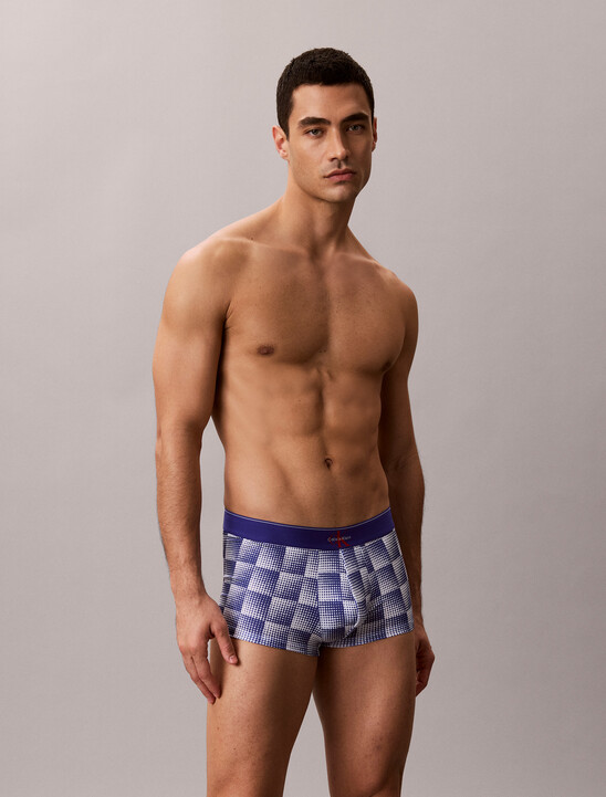 Monogram 圖案低腰平口內褲