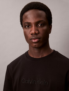 Classic Fit Logo Tee, Black, hi-res