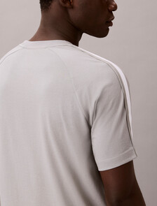 棉質混紡健身 T 恤, Neutral Gray, hi-res