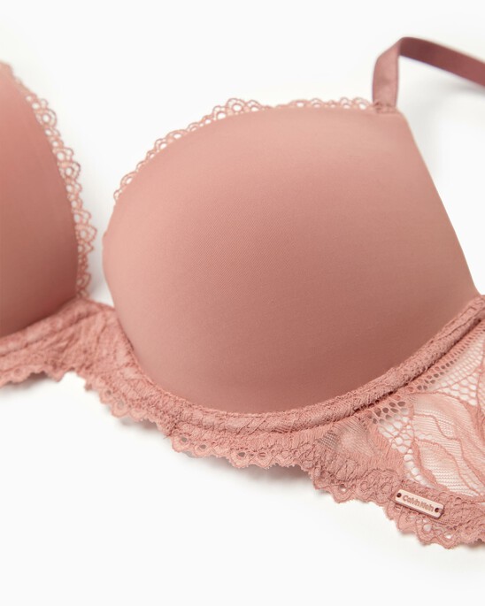 Seductive Comfort Lotus Floral Lifting Demi Bra