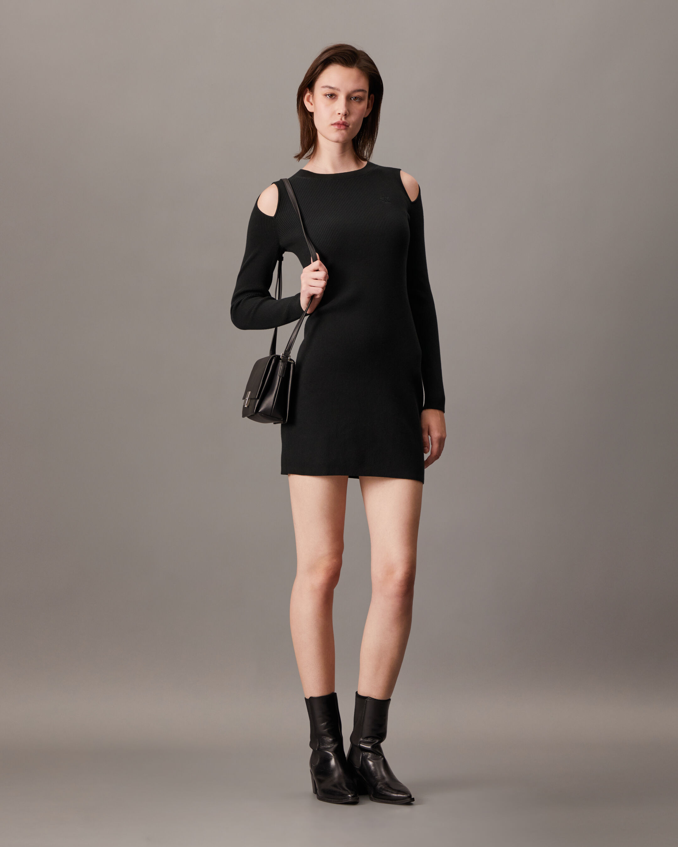 Calvin klein studded sweater dress cheap