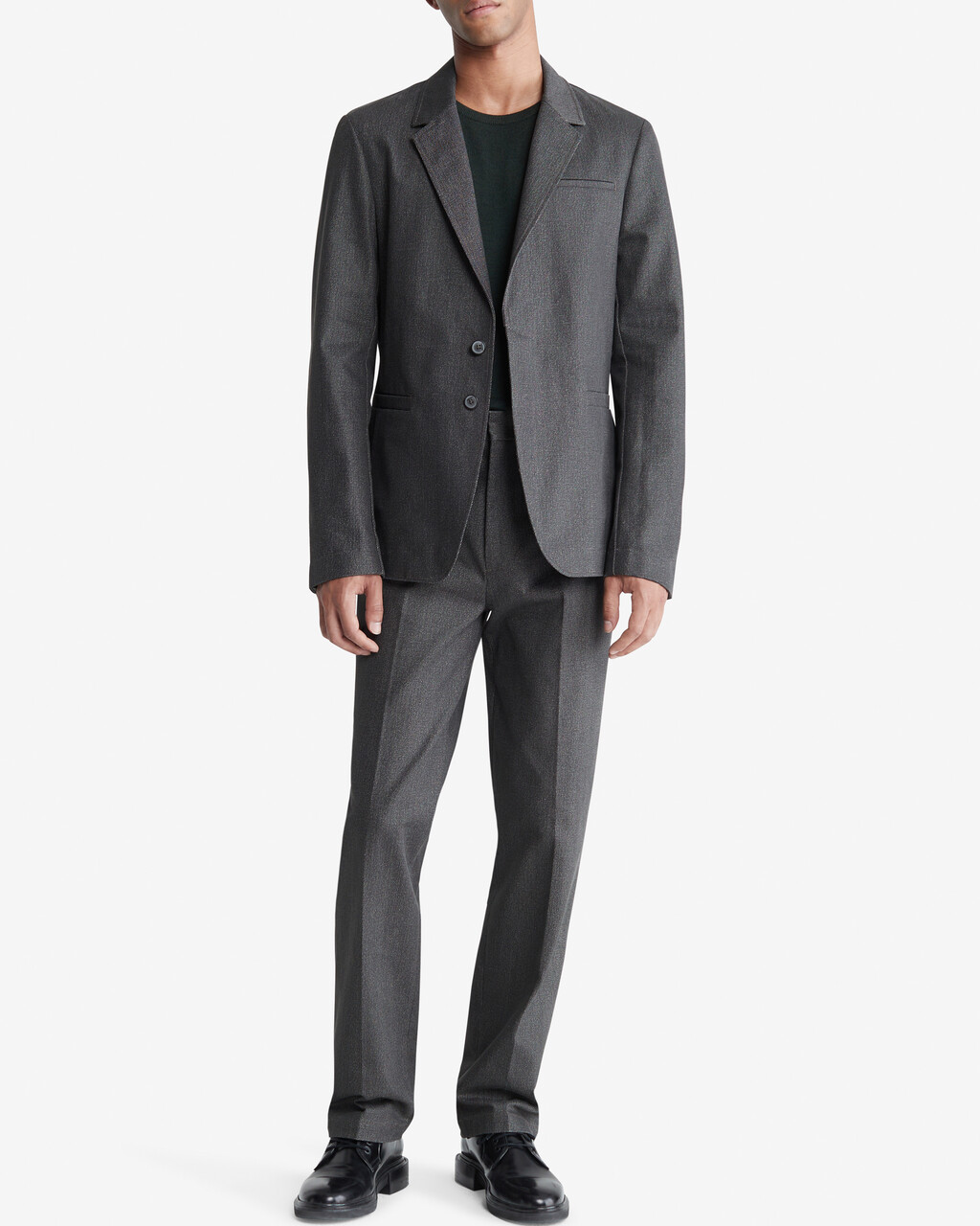 Standards Structured Pants, CHARCOAL SMOKE WASH, hi-res