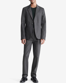 Standards Structured Pants, CHARCOAL SMOKE WASH, hi-res