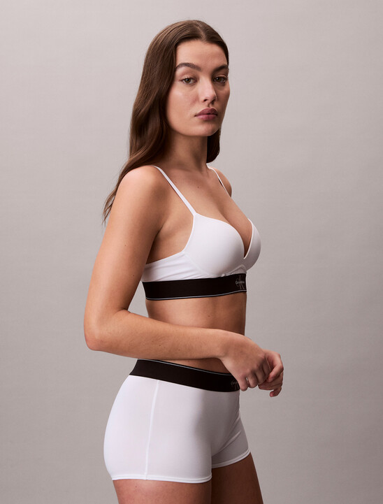 CK Graphic Push Up Plunge Bra