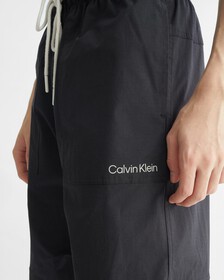 CK ATHETLIC OVERSIZED SWEATPANTS, BLACK BEAUTY, hi-res