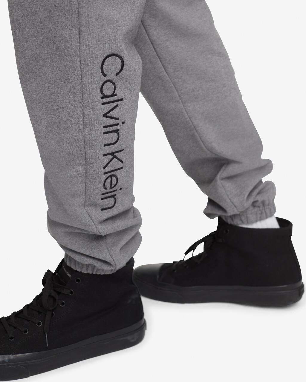 STANDARD LOGO JOGGERS, Medium Grey Heather, hi-res