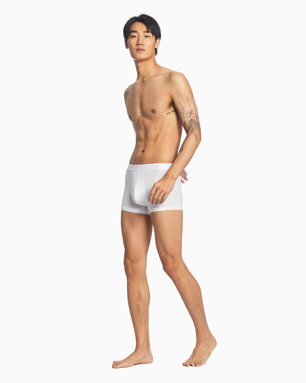 CK BLACK COTTON TRUNK, White, hi-res