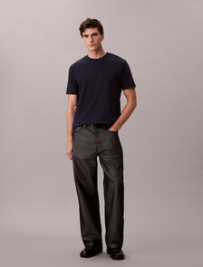 同色調 Monogram 圓領 T 恤, Dark Sapphire, hi-res