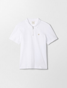 農曆新年 CK Emblem 修身 Polo 衫, Brilliant White, hi-res