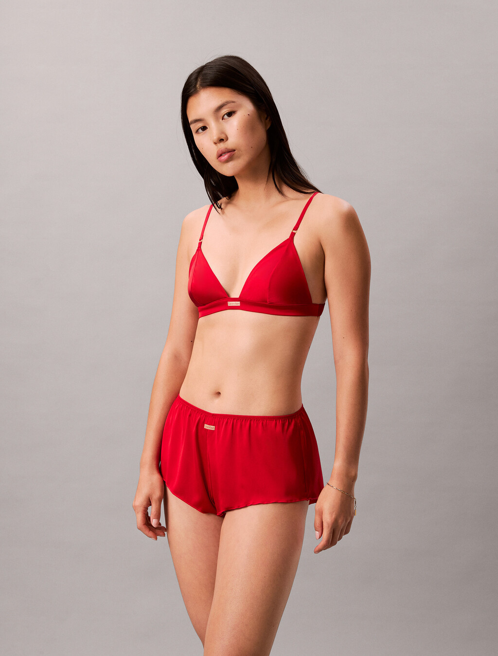 Lunar New Year Lightly Lined Triangle Bra, Rouge, hi-res