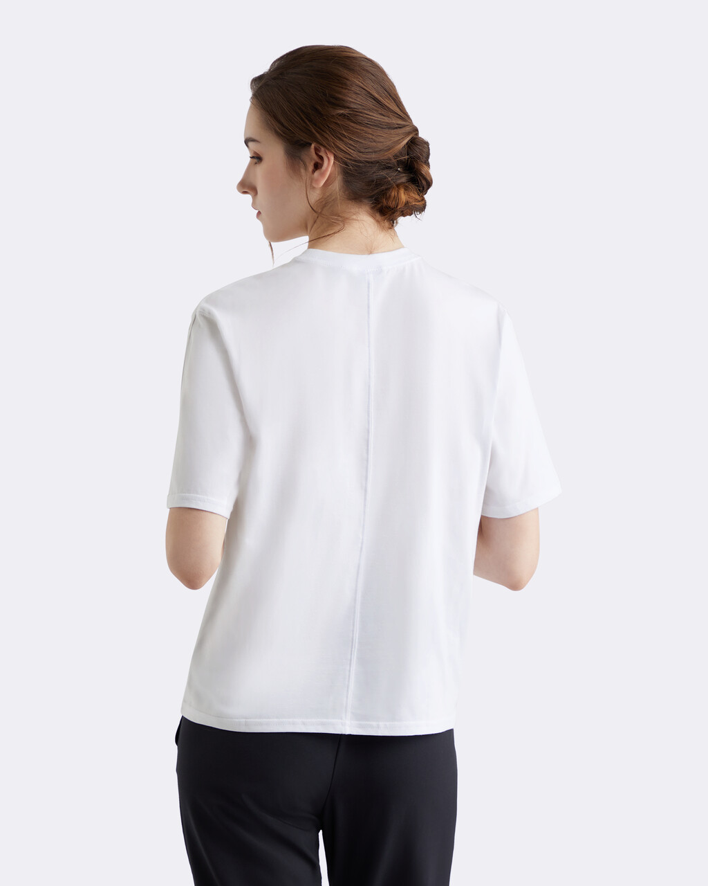 Essentials Plus 標誌 T 恤, BRILLIANT WHITE, hi-res