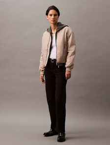 鋪棉尼龍飛行員外套, Goat, hi-res