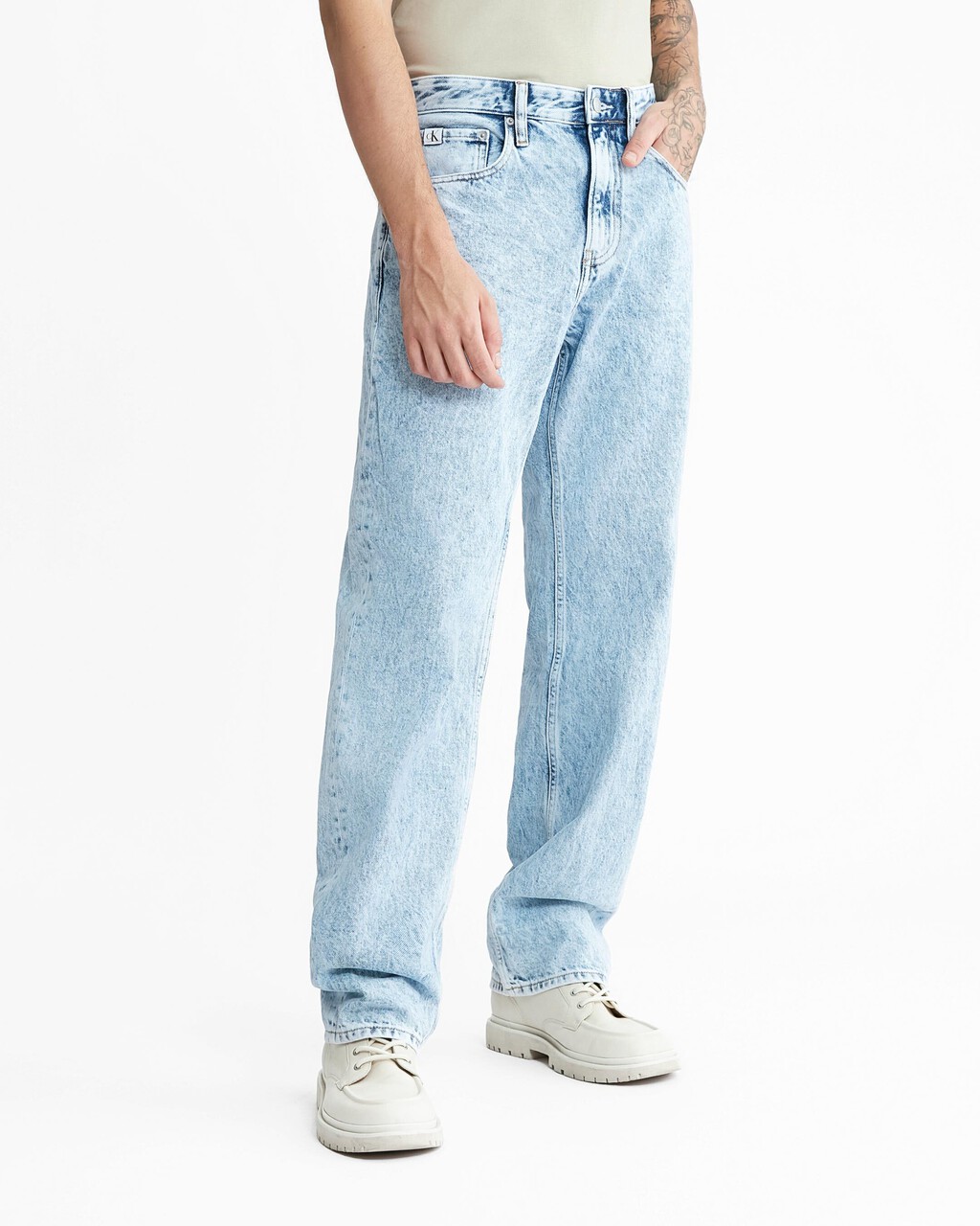 Hyper Real 90S Straight Recycled Cotton Jeans, Denim Light, hi-res