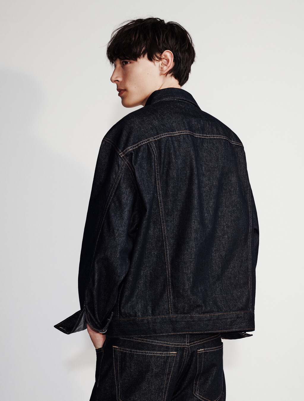 Denim Trucker, Rinse Denim, hi-res