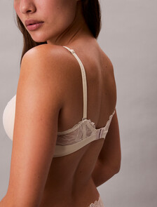Lightly Lined Full Coverage Bra - Perfectly Fit Lace, Bone White, hi-res