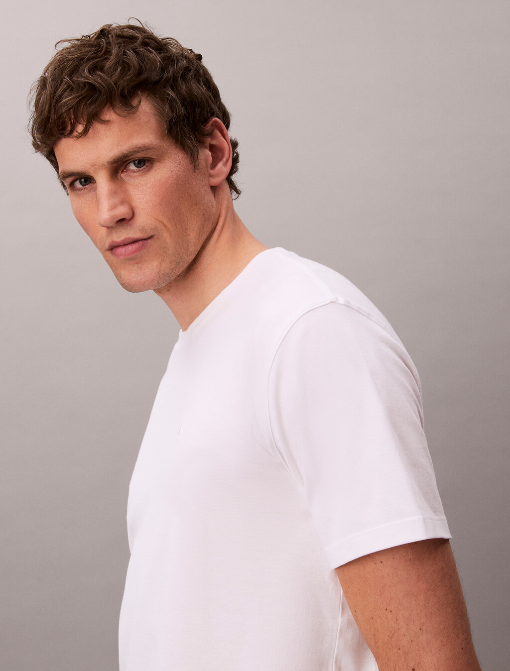 奢華棉質 T 恤, Bright White, hi-res