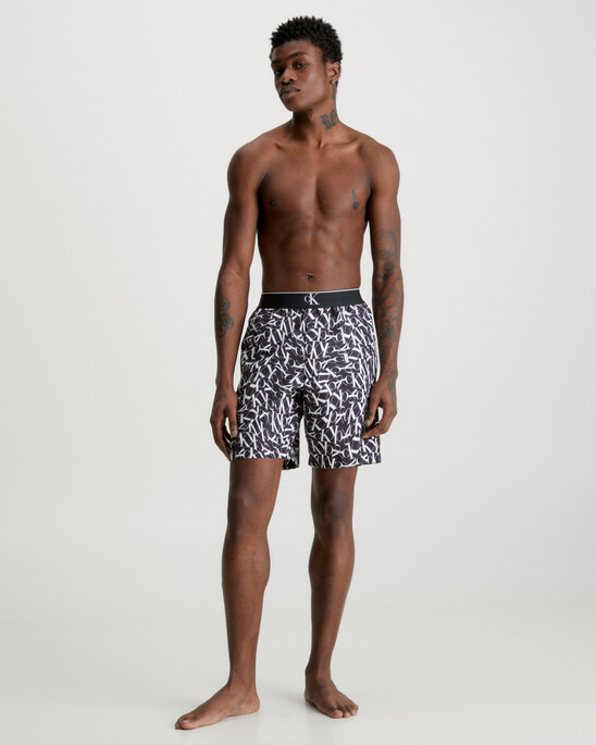 CK MONOGRAM BOARD SHORTS