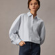 Chambray Blue / White Stripe