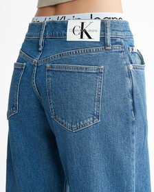 Sustainable Low Rise Relaxed Jeans, Denim Medium, hi-res