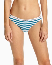 Carousel Logo 比基尼, RAINER STRIPE+tapestry teal, hi-res